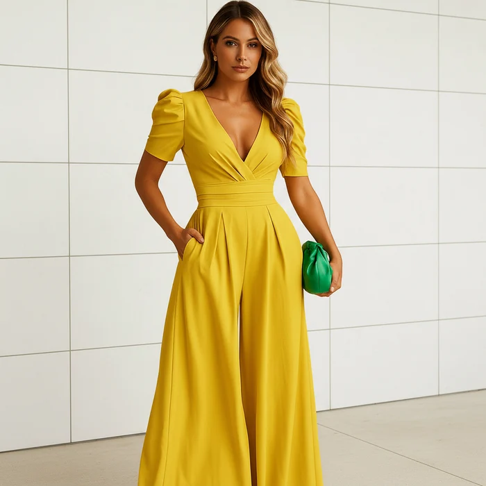 Delilah Women's Full Length Jumpsuit for Formal & Evening Wear